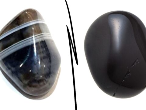 Différences entre agate noire et onyx noir
