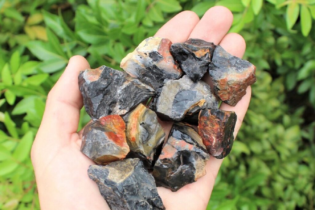 pierres d'onyx noir