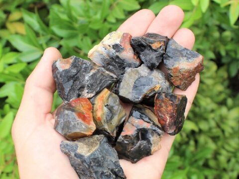 pierres d'onyx noir